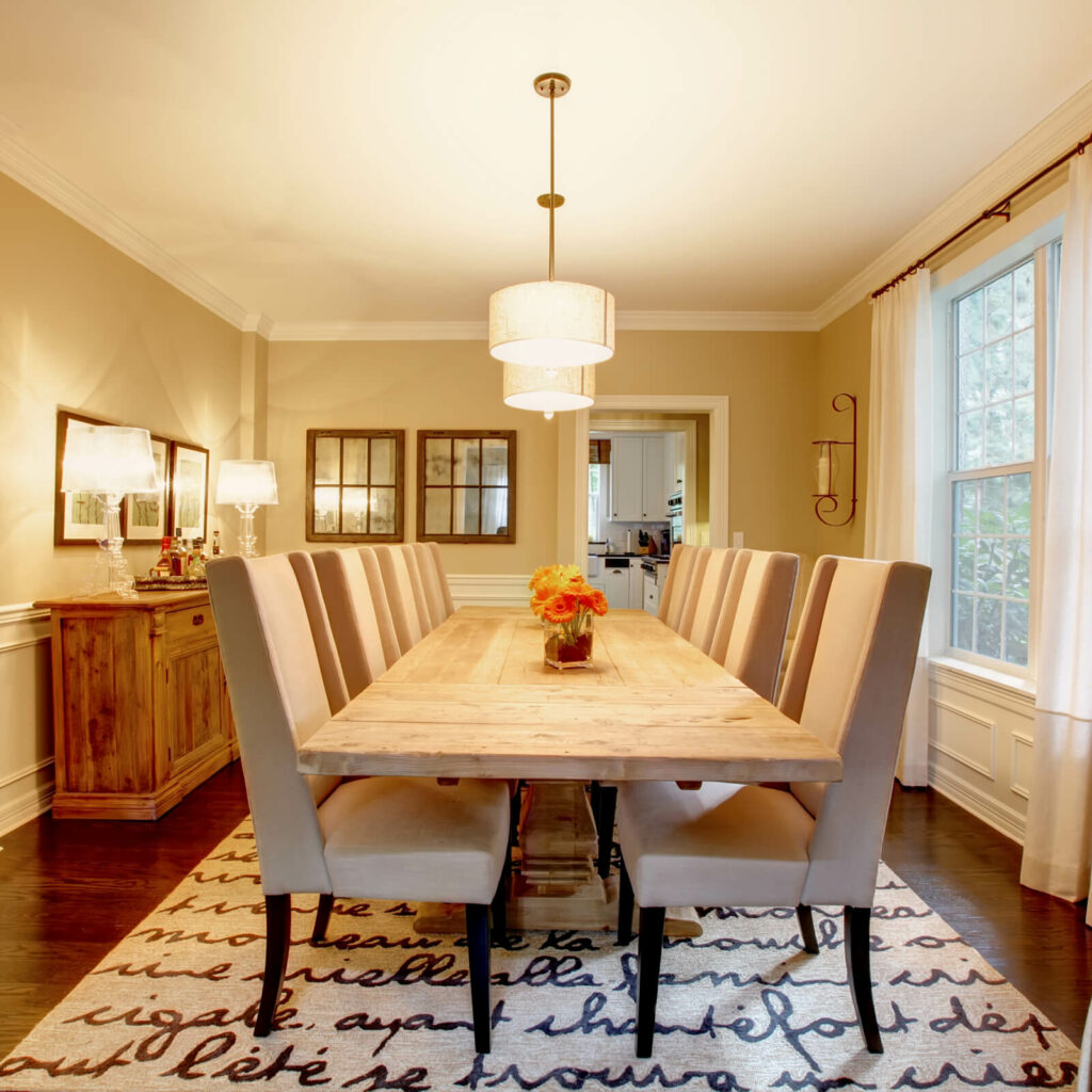 Dining room carpet flooring | Flooring By Design